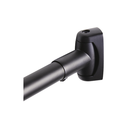 BHP 100BLK Curved Shower Rods, Matte Black