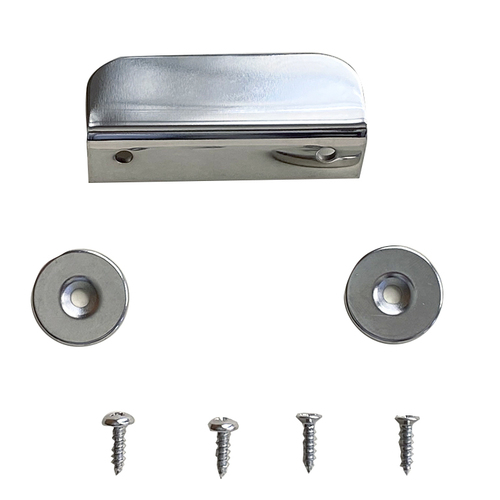 BHP 133SN Magnetic Catch – 1 Bracket, Satin Nickel