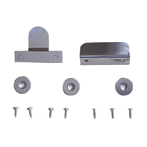 BHP 134CH Magnetic Catch – 2 Brackets, Chrome
