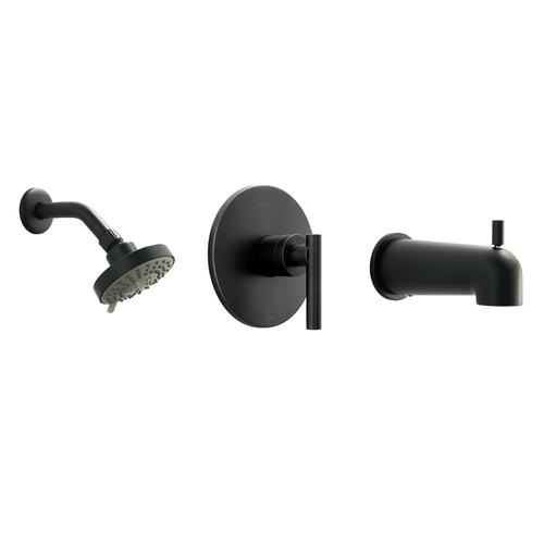 BHP F39644BLK Skyline Shower Set, Matte Black