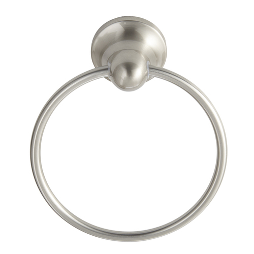 BHP 5504SN Twin Peaks Towel Ring, Satin Nickel