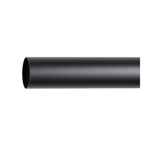 BHP 700BLK Straight Aluminum Shower Rods, Matte Black
