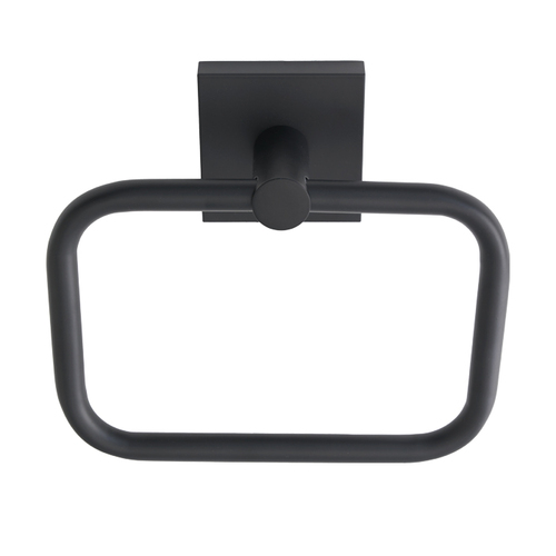 BHP 7604BLK Southlake Towel Ring, Matte Black