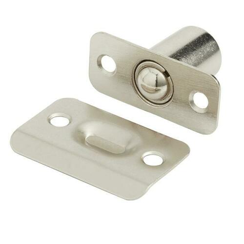 BHP 434SN Radius Corner Ball Catch, Satin Nickel
