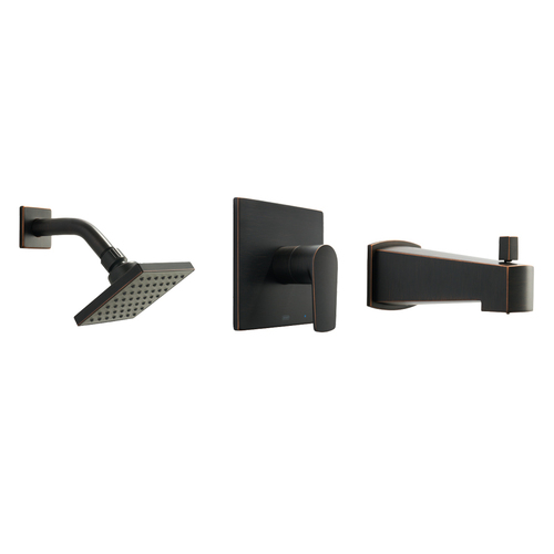 BHP F90611DB San Francisco Shower Set, Dark Bronze