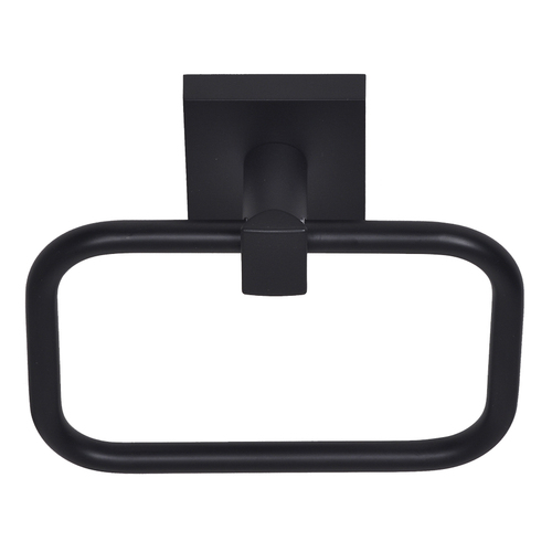 BHP 9104BLK Santa Cruz Towel Ring, Matte Black