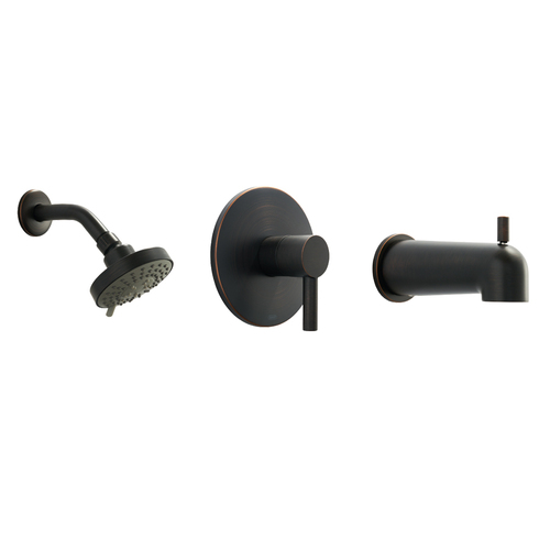 BHP F93611DB Stinson Beach Shower Set, Dark Bronze