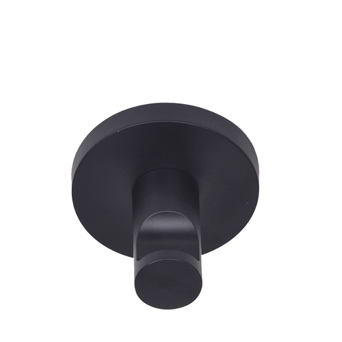 BHP 9401BLK Stinson Beach Robe Hook, Matte Black