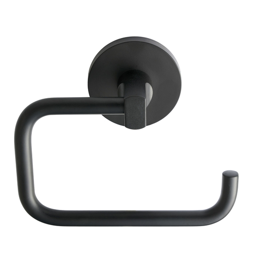 BHP 9607BLK Baker Beach Euro Paper Holder, Matte Black
