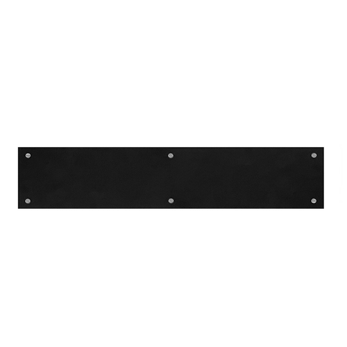 BHP BLK4X34 Screw Mount Kickplates .032 Thickness, Matte Black