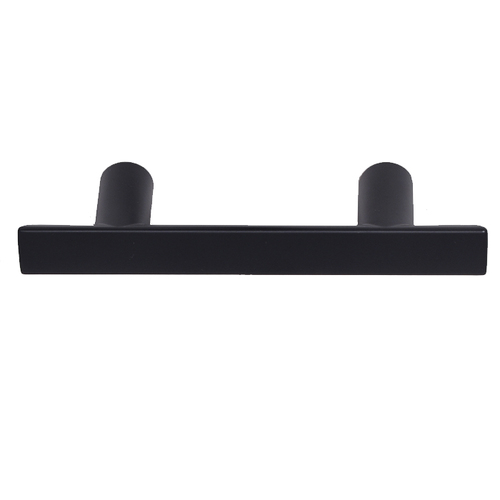BHP BHP401BLK Santa Cruz Solid Bar Pull, Matte Black