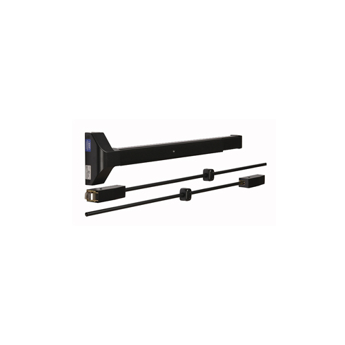 BHP ED360VULBLK 300 Series Vertical Rod Panic Exit Device, Matte Black
