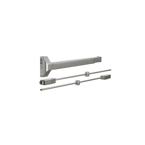 BHP ED360VULSN 300 Series Vertical Rod Panic Exit Device, Satin Nickel