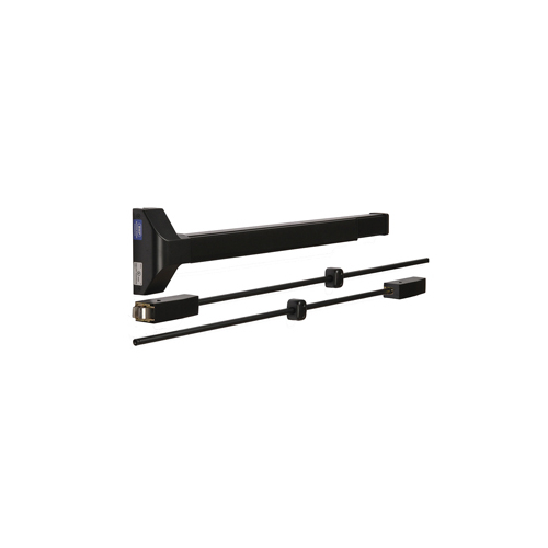 BHP ED460VULFBLK 400 Series Vertical Rod Panic Exit Device, Matte Black
