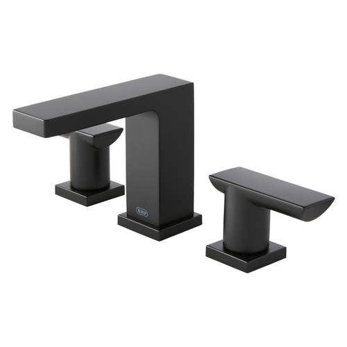 BHP F91844BLK Santa Cruz Widespread Faucet, Matte Black
