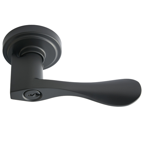 BHP N53544BLKLT Waterfront Lever, Matte Black, Left Hand
