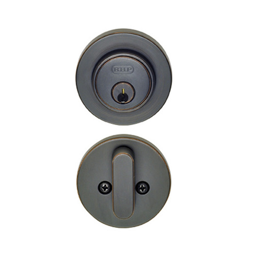 BHP ULSK10611DB Low Profile Single Cylinder Deadbolts, Dark Bronze