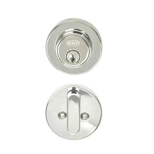 BHP SK10688CH Low Profile Single Cylinder Deadbolts, Chrome