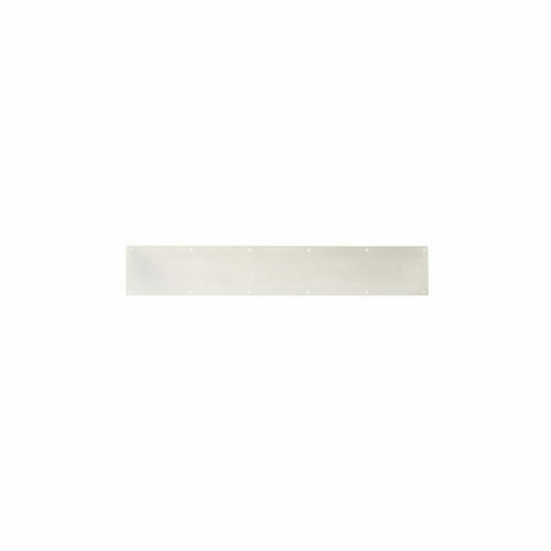 BHP SN4X34 Screw Mount Kickplates .032 Thickness, Satin Nickel