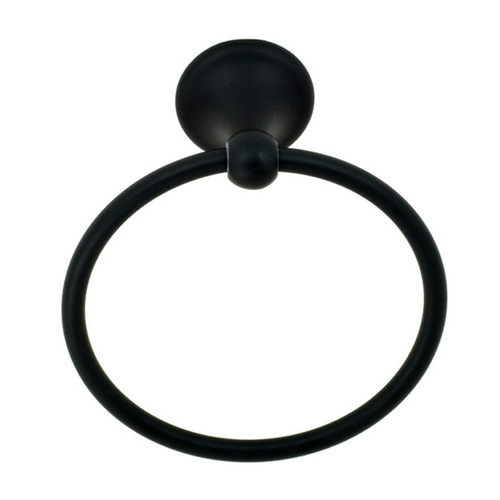 BHP 9304BLK Waterfront Towel Ring, Matte Black