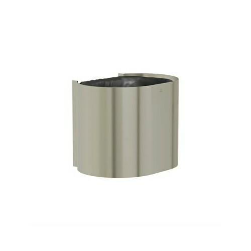Bradley 3B1-113400-BN Brushed Nickel P-Shape Small Cap Waste Rec Surface