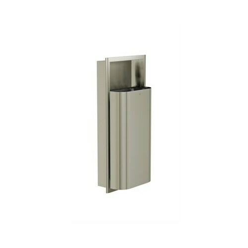 Bradley 3B1-000000-BN Elvari Waste Rec- Recessed, Medium Cap. (D-Shape) Brushed Nickel