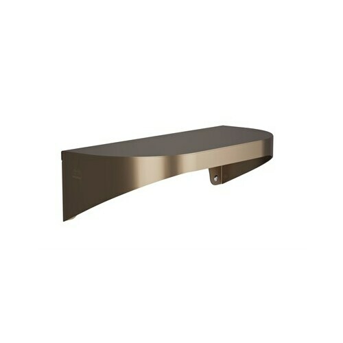 Bradley 7B2-0051200-BZ Elvari Shelf, Stainless Satin, 20 Gauge, 5 X 12 Brushed Bronze