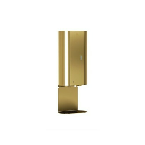 Bradley 6B1-119300T-BR Sensor Liquid/Gel Sanitizer Dispenser, 40oz, Brushed Brass