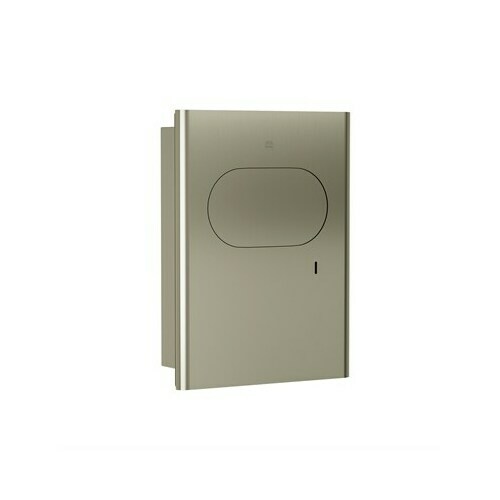 Bradley 4B2-000000-BN Recessed Stainless Steel Napkin Disposal - Brushed Nickel