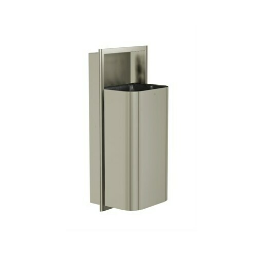 Bradley 3B1-003600-BN Recessed Waste Rec. Large Cap D-Shape Brushed Nickel