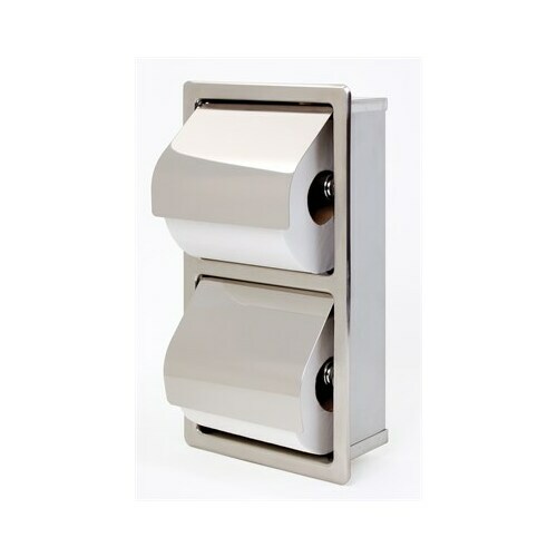 Bradley 5127-000000 Toilet Tissue Disp, Recessed, Dual