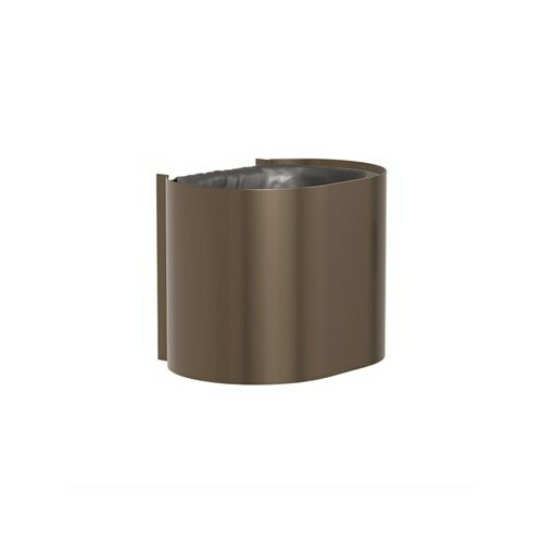Bradley 3B1-113400-BZ Brushed Bronze P-Shape Small Cap Waste Rec Surface