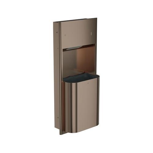 Bradley 2B5-003400-BZ Elvari Recessed Towel Dispenser/Waste Receptacle