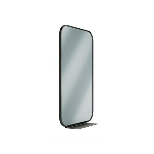 Bradley 7B1-2024360-BB Brushed Black Stainless 24x36 Frame Mirror with Shelf
