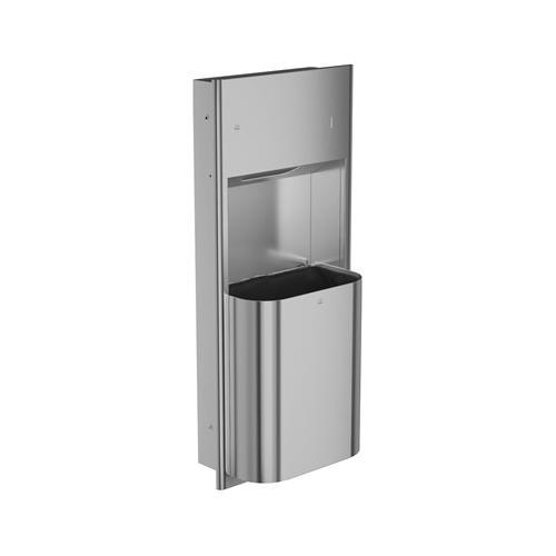 Bradley 2B5-003400 Elvari Recessed Towel Dispenser/Waste Receptacle
