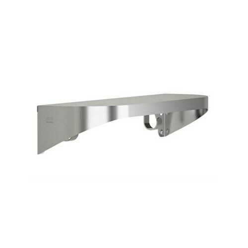 Bradley 7B2-0051896 Stainless Steel Shelf with Hooks, 20 Gauge, 5