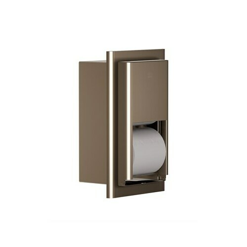 Bradley 5B2-000000-BZ Recessed Medium Capacity Toilet Tissue Dispenser, Brushed Bronze