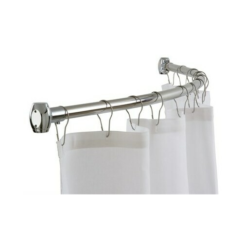 Bradley 9530-600000 Shower Curtain Rod Curved, 1 OD