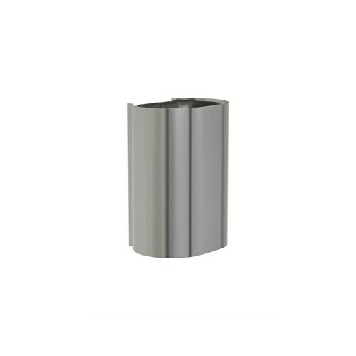 Bradley 3B1-113600 Surface Large Cap Waste Receptacle (P-Shape)