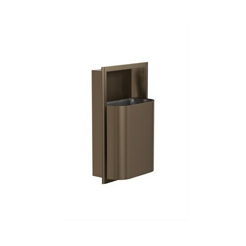 Bradley 3B1-003400-BZ Recessed Waste Rec Small Cap D-Shape Brushed Bronze