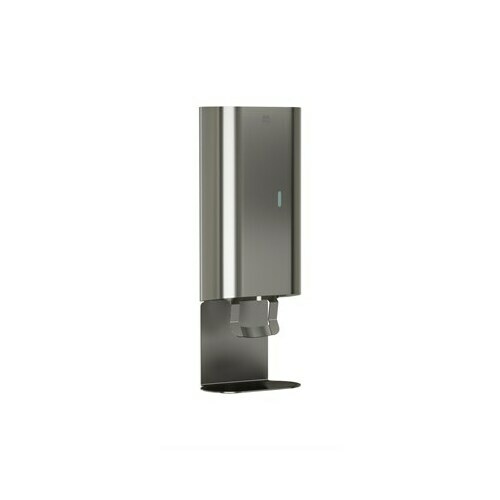 Bradley 6B1-110073T-BS Foam Soap Dispenser 40oz with Drip Tray, Brushed Stainless