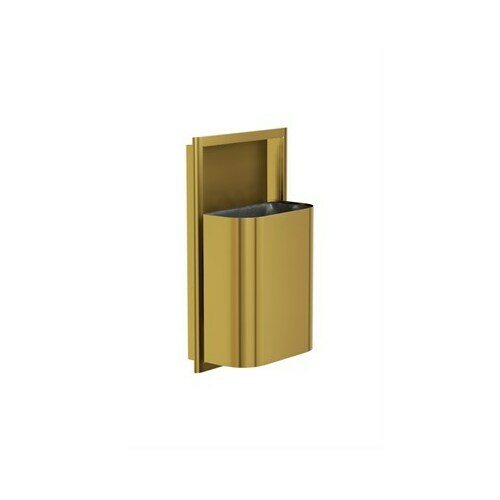 Bradley 3B1-103400-BR Elvari Waste Rec- Semi-Rec.-Small Cap. (D-Shape) Brushed Brass