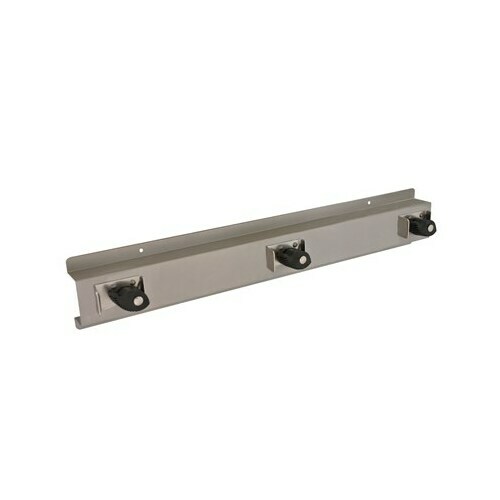 Bradley 9955-000000 Mop Broom Holder, Stainless Steel
