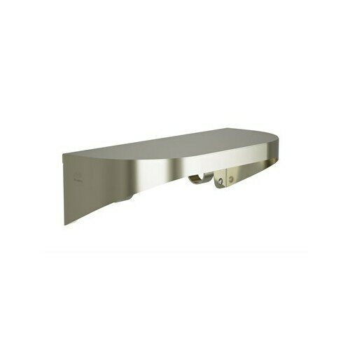 Bradley 7B2-0051296-BN Stainless Satin Shelf with Hooks, 20 Gauge, 5