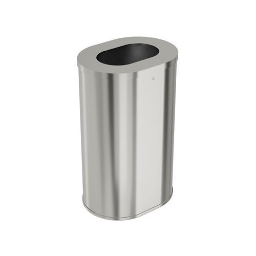 Bradley 3B1-113800-BS Elvari Free-Standing Waste Receptacle