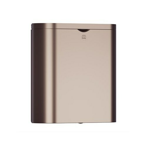 Bradley 4B2-110000-BZ Elvari Napkin Disposal- Stainless, Surface Mtd Brushed Bronze