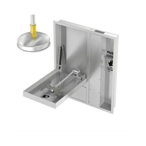 Bradley S19345JFBT Recessed Comb, Eye/FW, Flush Head P-Trap