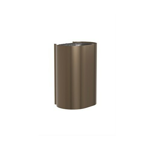 Bradley 3B1-113600-BZ Brushed Bronze Large Cap Waste Rec - Surface (P-Shape)