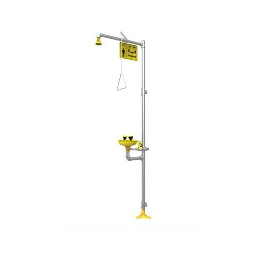 Bradley S19-312 Combi Shower Eyewash, Plastic Bowl and Head