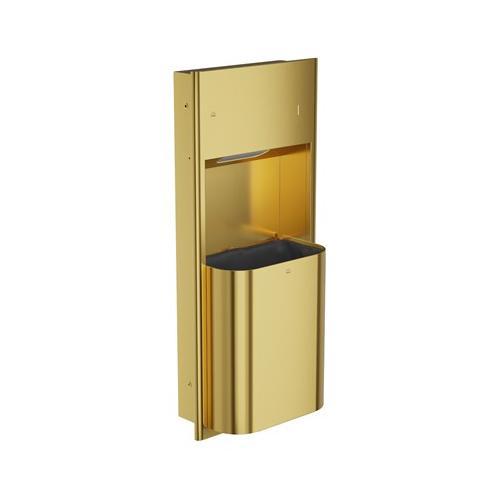 Bradley 2B5-003400-BR Elvari Recessed Towel Dispenser/Waste Receptacle